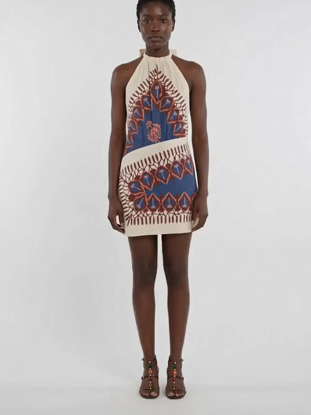 alemais dreamer halter dress Johanna Ortiz Salt | Neutrals trends_Mini